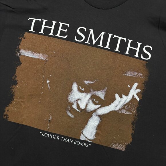 The Smiths Louder than Bombs Album Goth New Wave Band Tee L - Picture 4 of 4